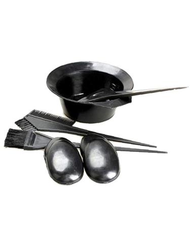 5 PC/SET hair coloring coloring kit tint tool brush and bowl set double-sided coloring comb hairdressing brush bowl combo salon hair color dye color tool set kit