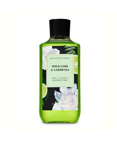 Bath and Body Works Wild Lime & Gardenia with Shea Butter Aloe and Vitamin E 10 fl oz / 295 mL