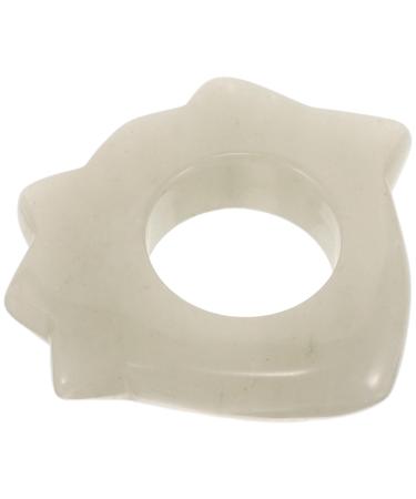 Nolitoy ring-shaped facial shaving board Massage board Chinese gua-Sha board natural jade stable beam Gua-Sha face tool for face body leg