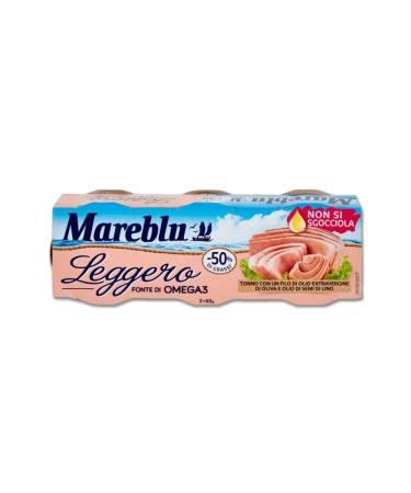 Mareblu Leggero Tuna in A Drizzle of Olive Oil 3x60g