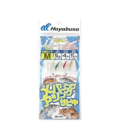 Hayabusa Hayabusa Meberling Azingsabiki Mix Mackerel Skin 2 Hooks HS490 M 5-1-1.2