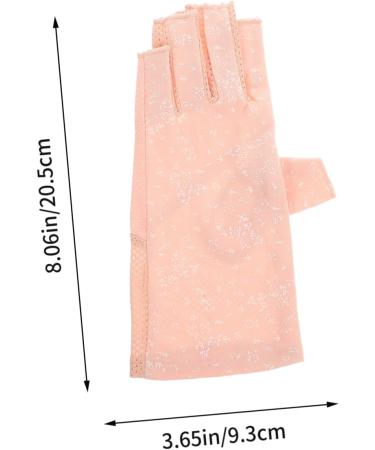 minkissy 3 Pairs Sun Protection Half Finger Gloves Uv Gloves Gloves Uv Prevention Gloves Protective Gloves Sun Gloves Nail Lamp Gloves Hand Gloves Hand Guard Summer Miss Nylon - Buy Online on GoSupps.com