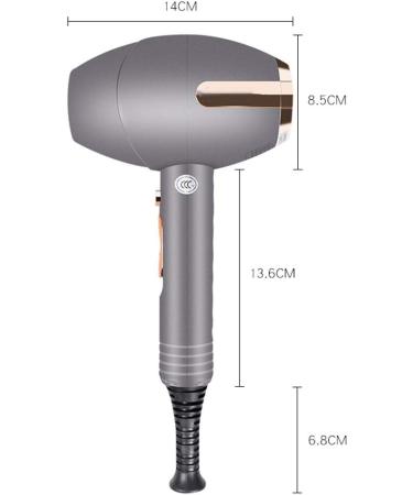 Ionic Hairdryer 2000W Professional Hair Dryer Salon with Diffuser Nozzles Set Fast Blow Dryer with 3 Heat 2 Speed Cool Shot Long Cable Quiet Low Noise Lightweight Suitable for Family Travel Red Small - Buy Online on GoSupps.com