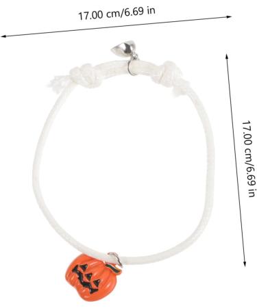 PRETYZOOM 2 Pcs Halloween Bracelet Pumpkin Pendant Bracelet 2pcs Halloween Wristband Couples Bracelets Locket Halloween Pumpkin Charm Bracelet Lovers Rope Gift Heart-shaped - Buy Online on GoSupps.com