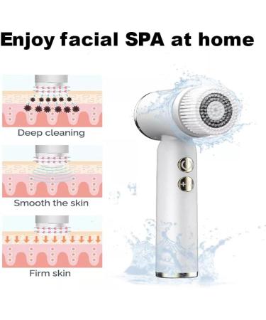 Buy KissDate 6 in 1 Electric Facial Cleansing Brush - Waterproof Exfoliator with 6 Brush Heads | Perfect Gift for Teens & Adults - Shop Internationally - Buy Online on GoSupps.com