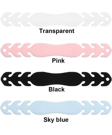 Comfortable PPE Ear Saver Hooks - Adjustable Face Extender Strap for Ear Pain Relief (Sky Blue) | International Shipping Available - Buy Online on GoSupps.com
