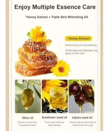 EXQST Clear Colorless Lip Plumping Serum Honeydew Lip Plumping Serum Honey Moisturizing Lip Plumping Serum Honey Infused Lip Oil - Buy Online on GoSupps.com