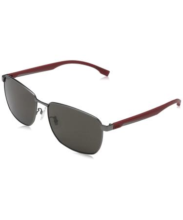 BOSS HUGO 1469/F/SK Glasses Matte Dark Ruthenium 62 for Men Matte Dark Ruthenium