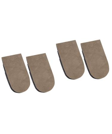 FOMIYES 2 Pairs Inner Heightening Half Pad Arabian Perfume Oil Shoes Heel Inserts Lift Eva Heel Lift Inserts Fake Teeth Insole Men and Women Internal Heightening Rubber Supplies