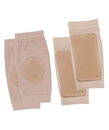 Healifty 2 Pairs Skate Ankle Sleeves Foot Care Sleeves Ankle Support for Women Ankle Support Brace Tendon Support Ankle Support Ankle Protector Men Sock Gel Miss Compression Foot Socks