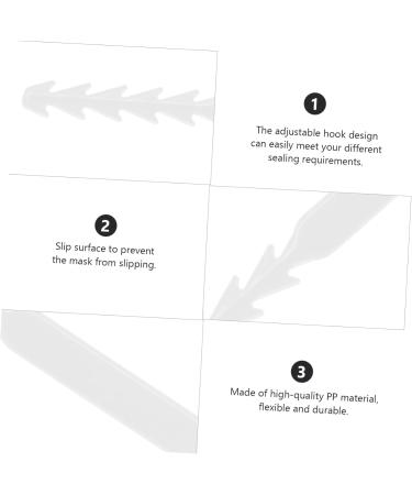 Exceart 60 Pcal Masking Hooks - Face Cover & Hearing Protection | Adjustable Earrings & Ocean Belt Adjuster - 3pcs - Buy Online on GoSupps.com