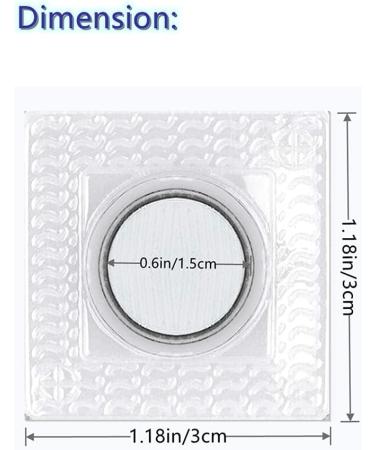XILEWHZF 30 Pairs 1.18 Hidden Sew Magnetic Snap Fasteners for Handbags & Clothing - 30pcs Square PVC Magnets - Buy Online on GoSupps.com