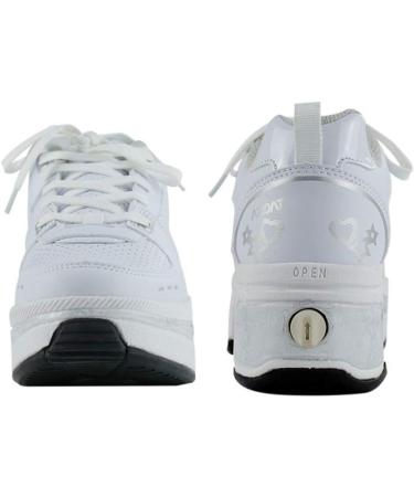 CHSSIH Roller Skates for Women Shoes with Wheels for Girls Kick Rollers Shoes Retractable for Boys  Adult Parkour Quad Roller Shoes Inline Skates Children'sOutdoor Skates A 4 - Buy Online on GoSupps.com