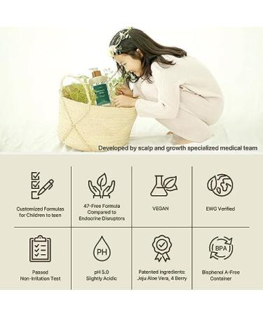 Dr. Orgahills Really Teen Shampoo 16.9 oz | Vegan Dandruff & Frizzy Hair Treatment for Kids & Women | Non-Toxic Plant-Derived Ingredients - Buy Online on GoSupps.com