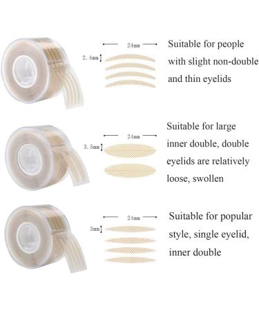 Anjoize Eyelid Lift Kit - 1200pcs/600pcs Invisible Lifter Strips for Hooded Eyes - Various Styles of Eyelid Tape - L-2PCS Grid - Buy Online on GoSupps.com