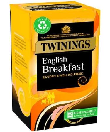 Twinings - Th English Breakfast - lot de 2 bo tes de 50 sachets de th  - Buy Online on GoSupps.com