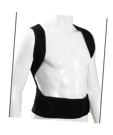 Buy Gatuida Hunchback Posture Belt for Men - Lumbar Support & Corrector Brace | Adjustable Orthotics | Black 31X26.5CM - Buy Online on GoSupps.com