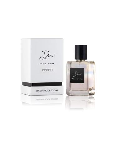 David Walker Dream Fragrance | Original Fragrance | London Black Edition | Long lasting perfumes for Women | Pear Corn Jasmine | 50ml/1.7oz (Pack of 1)