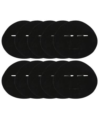 Beaupretty 10pcs DIY Facial Sheet DIY Black Color Natural Spa Skin Care Skin Fiber Paper Pre Cut Facial Paper Sheet Facial Beauty DIY Disposable Paper for Woman Girls