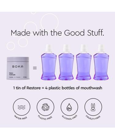 Boka Travel Size Mouthwash Tablets - Hydroxyapatite Formula - 90 Pack - Buy Online on GoSupps.com