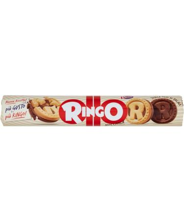  Italian Gourmet E.R. Pavesi Ringo Set of 6 Hazelnut Cookies 165g Cookies Italy Cookies Snack + Italian Gourmet Polpa 400g - Buy Online on GoSupps.com