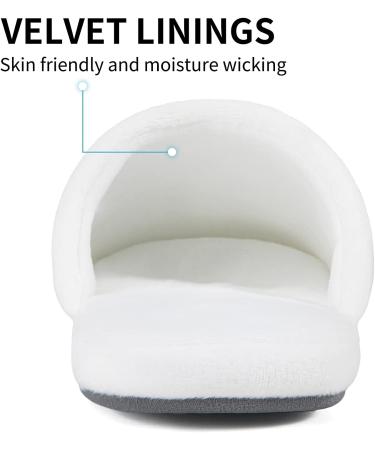 Tlizz7 Luxurious Spa House Shoes - Fluffy Memory Foam Slippers for Men & Women | Washable Ideal for Hotels & Guesthouses - 3 Pairs White 36/37.5 EU - Buy Online on GoSupps.com