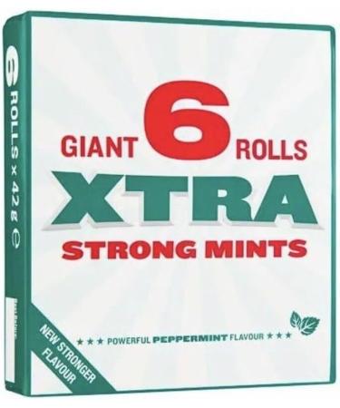 Turner's a Quality Traditional Extra Strong Mint - Peppermint Confectionary | Pack of 2 | 12 Giant Rolls Per Pack. 42g a roll. | Sold by Essential Products - Buy Online on GoSupps.com