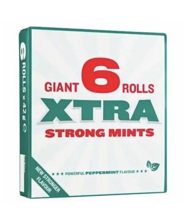 Turner's a Quality Traditional Extra Strong Mint - Peppermint Confectionary | Pack of 2 | 12 Giant Rolls Per Pack. 42g a roll. | Sold by Essential Products