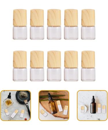 FRCOLOR 10pcs Essential Oil Roller Bottles - Refillable Glass Perfume & Essential Oil Containers (1ML Transparent) - Perfect for Aromatherapy & Travel - Buy Online on GoSupps.com