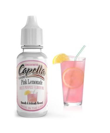 Capella Flavors Mini White Bottle with Pink 0.44 Fl Oz (Pack of 1)