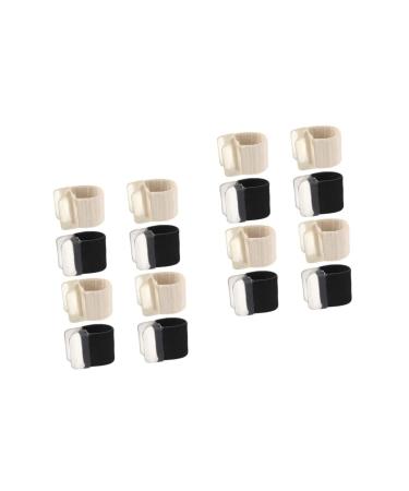 FOMIYES 8 Pairs Toe Separator Thumb Splints Thumb Protector Big Toe Splint Toe Covers Tailor Bunion Guard Toe Separate Tools Toe Separator for Bunion Toe Separator Men Foot Elastic Bracket Assorted Colorx2pcs 2.5x2cmx2pcs