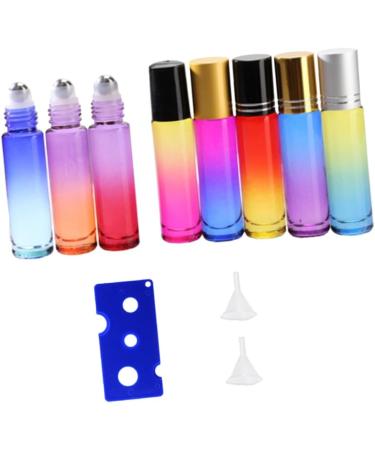 FRCOLOR 16 Pcs 10ml Amber Roller Bottles - Refillable Essential Oil & Clear Colored Bottles for International Shipping - Buy Online on GoSupps.com