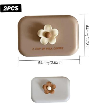 Zhoubingbing 2PC Flower Contact Lens Case with Mirror & Applicator - Perfect Travel & Daily Use Lens Holder - Buy Online on GoSupps.com