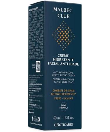  O BOTICARIO O Botic rio Malbec Club Men's Skincare Gift Set with 2 Products | 200ml Body Moisturizing Lotion and 50ml 6-in-1 Multifunctional Moisturizing Cream - Buy Online on GoSupps.com