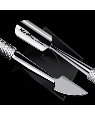 Stainless Steel Nail & Cuticle Care: Precision Toolsfor At-Home Manicures & Pedicures-Expert Silver - Buy Online on GoSupps.com