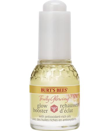 Burt's Bees Truly Glowing Reawakening Glow Booster Face Serum with Antioxidant-Rich Oils 100% Natural Origin Developed with Dermatologists 15mL Glow Booster With Antioxidant-Rich oils