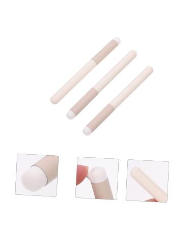 3pcs Multi-Use Makeup Brush Set - Lipstick Concealer & Smudge Brush for Women | Essential Cosmetics Tools - Buy Online on GoSupps.com