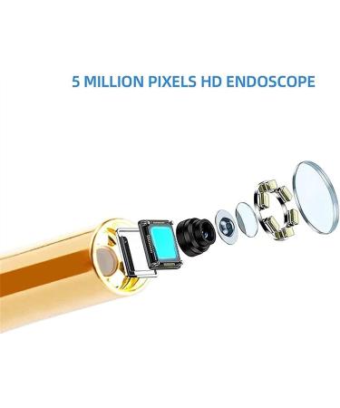 XIXIDIAN Ear Wax Removal Tool HD WiFi Ear Endoscope 3.6mm Otoscope Ear Cleaner for Adults Kids Pets Ear Wax Remover - Buy Online on GoSupps.com