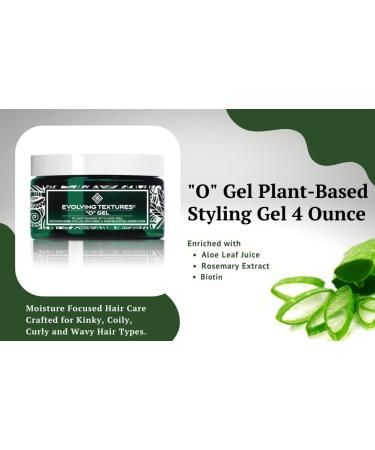 Evolving Textures O Gel 4oz: Plant-Based Styling Gel for Locs, Braids, and Twists - Buy Online on GoSupps.com