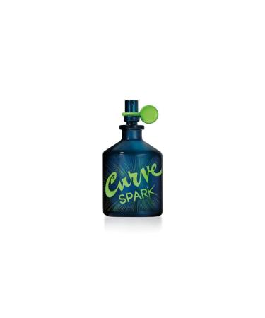 Curve Men's Cologne Fragrance Spray Casual Cool Day or Night Scent Curve Spark 2.5 Fl Oz 2.5 Fl Oz (Pack of 1)