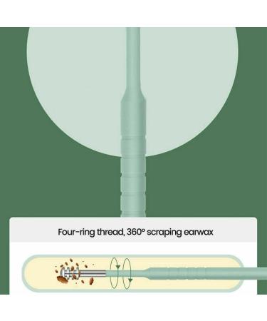 Ear Cleaning Tool Kit - 3 Spiral Spoons for Ear Wax Removal (Green, Black, Purple) - Buy Online on GoSupps.com