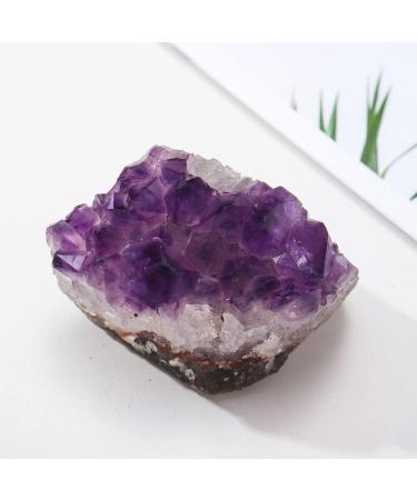 Natural Magic Natural Amethyst Cluster Quartz Purple Crystal Raw Stone Specimens Home Decor Crafts ZJGIDTEM (Color : Amethyst Cluster Size : 300g) 300g Amethyst Cluster - Buy Online on GoSupps.com