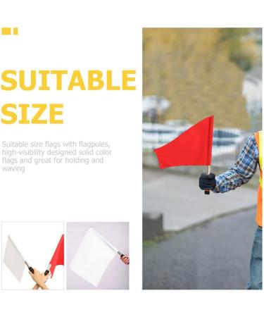 Yardwe 3pcs Hand Flags - Sports Referee Flags for Soccer, Volleyball & Football - Buy Online on GoSupps.com