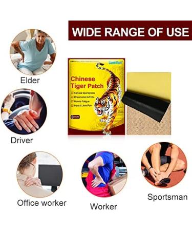 Sumifun 96pcs Tiger Patches - Herbal Pain Relief Plaster for Arthritis, Joint, Back, Neck, Muscle, Shoulder Pain - Buy Online on GoSupps.com