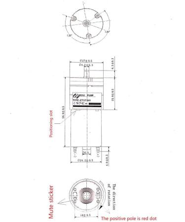 Mini DC 6V Air Pump Motor - 370 Micro Pump for Oxygen Tank Blood Pressure Monitor & Massager (2 Units) | International Shipping Available - Buy Online on GoSupps.com
