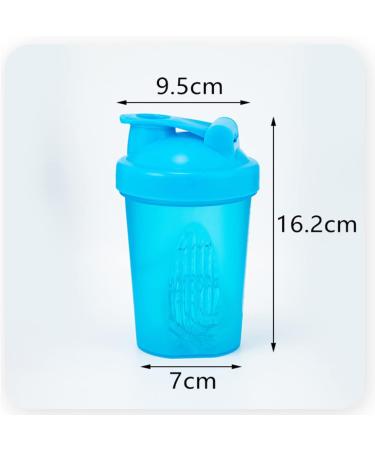 AIDSHUNN 400ml Protein Shaker Bottle with Mixer Ball | Leak-Proof Flip Cap | 14oz Gym Sports Supplement Cup - Black - Buy Online on GoSupps.com