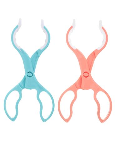 Abaodam 4 Pcs Bottle Clip Hit Water Bottle Clamp Bowl Plate Clamp Pince Tong Nursing Bottle Tong Pacifier Tong Milk Multi-Function Bottle Clamp Non-Slip Ice Cube Tongs Pp 24X9CMx2pcs As Shownx2pcs