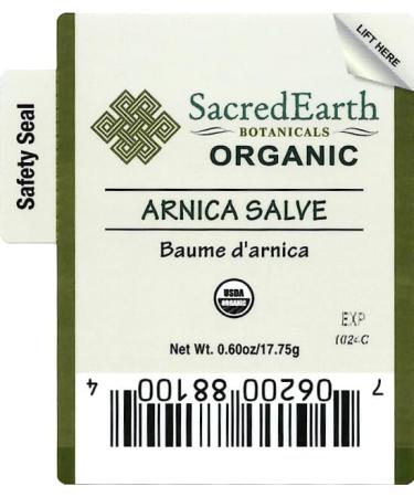 Organic Arnica Salve Single (2-Pack) by Sacred Earth Botanicals | Natural Pain Relief - Buy Online on GoSupps.com