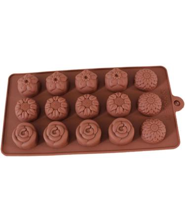 2pcs Craft Dies Pudding Mold Flower Shaped Mold Non-Stick Mold Decor Silicone Molds Chocolate Baking Molds Sphere Cake Molds Cake Baking Molds Chocolate Molds Waffles Flowers mediumx2pcs Coffeex2pcs - Buy Online on GoSupps.com