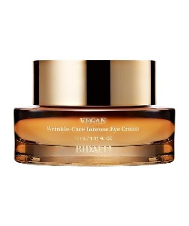 Vegan Wrinkle Care Intense Eye Cream for Anti-Aging Care Dark Circle Elasticity Hydration - Korean Skin Care - 100% Vegan Clean & Cruelty-Free & Clean Beauty (30ml / 1.01Fl. Oz)